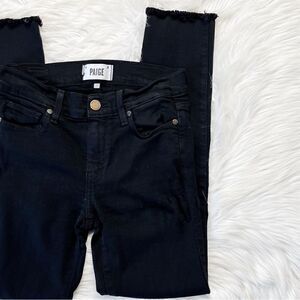 Paige Verdugo Ultra Skinny Jeans Black Dahlia Size 25